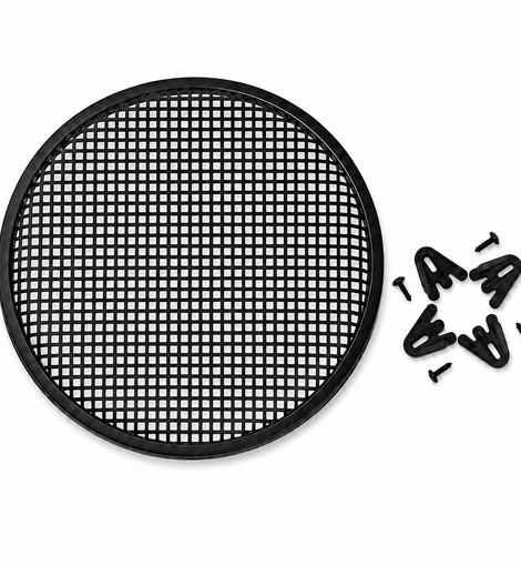 12 INCH WAFFLE SPEAKER SUB WOOFER METAL GRILLS WITH CLIPS AND SCREWS DJ-CAR-HOME