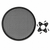 12 INCH WAFFLE SPEAKER SUB WOOFER METAL GRILLS WITH CLIPS AND SCREWS DJ-CAR-HOME