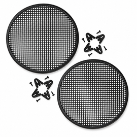 2 Absolute 15" Subwoofer Speaker Metal Mesh Cover Waffle Grille Protect Guard DJ Car Audio