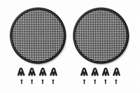 2 pack 12" INCH GRILL WAFFLE SPEAKER SUB WOOFER GRILLS WITH CLIPS AND SCREW
