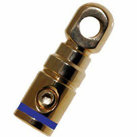 Absolute GRT108B Blue Band 8 Gauge Chrome Power Ring Terminal