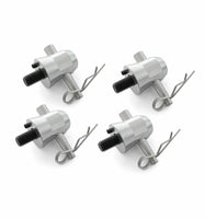 Galaxy Stage GS34-C12 4-Pack Half Conical Connection Set for GS34 Corner Blocks Includes Pins & Safety Clips