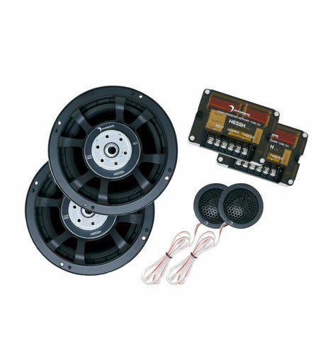 Diamond Audio H65SH HEX Series 6.5 “ 2-Way Shallow Component Set w/Silk Dome Tweeter