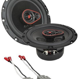 Cerwin Vega 3Way Coaxial Speakers 6.5" 340 Watts + Harness 72-7800 For Honda