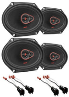 2 Pair Cerwin-Vega H7683 3 Way 6"x8" (5x7") Speakers Compatible 1999-2014 Ford F-150