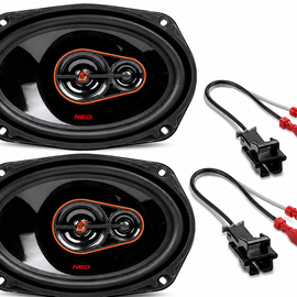 Cerwin Vega H7693 Rear Deck 6x9" Speakers + Harness Fit 2005-2010 Chevy Cobalt