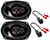 Cerwin Vega H7693 Rear Deck 6x9" Speakers + Harness Fit 2005-2010 Chevy Cobalt