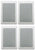 2 Absolute HCS605 6.5" 8 Ohm 2-Way Rectangle Mount In-Ceiling Speakers