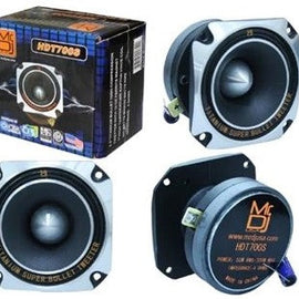 2 Mr. Dj HDT700S 3.5-Inch Titanium Bullet High Compression Tweeter for Car, Van, ATV, UTV, Marine, Boat, Motorcycle, Motorsports, and Competition