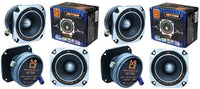 2 MR DJ HDT700S 3.5-Inch Titanium Bullet High Compression Tweeter Car Van ATV UTV Marine Boat Motorcycle Motorsports Competition