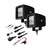 Heise HE-CL32PK 18W Universal 3" 6 LED Cube Flood Light with Harness
