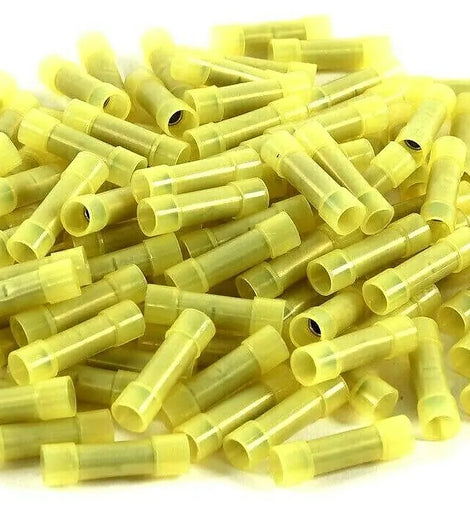 Absolute 500 pcs 16-14 Gauge NYLON AWG YELLOW insulated terminals Crimping connector