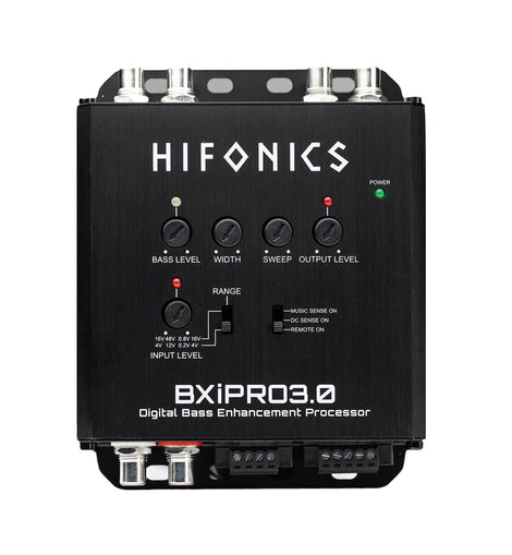 Hifonics BXIPRO1.5 Bass Enhancer Processor with Dash Mount Remote Control