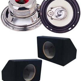 Absolute HQ-653 6-1/2" 420 Watts 3-way HQ Series Speakers Built-in Crossovers