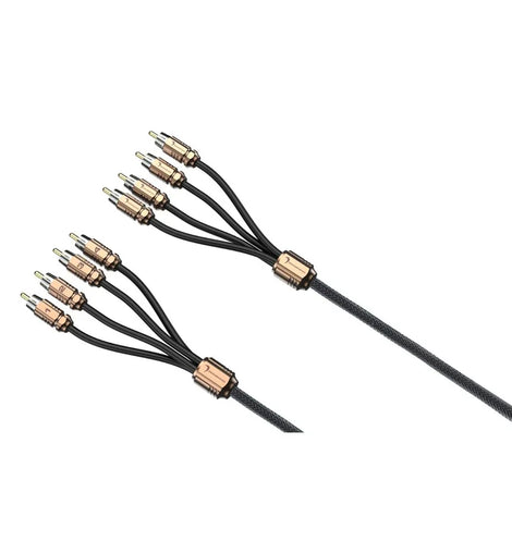 Diamond Audio HX417 HEX Series 4-Channel 17Ft RCA Cable
