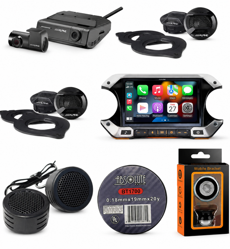 Alpine i509-WRA-JL SPV-10TW-WRA DVR-C320R Fit Wrangle JL Gladiator JT Bundle