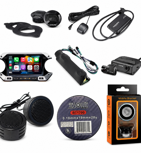 Alpine JL Wrangler i509-WRA-JL SPV-10TW-WRA Premium Audio Integration Dash Camera Sirius Tuner Bundle