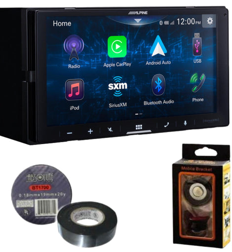 Alpine iLX-W670-M Digital Multimedia CarPlay Android Auto Maestro Bundle