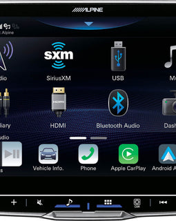 Alpine iLX-F509 9" Digital multimedia + Halo wireless subwoofer level controller
