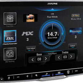 Alpine Halo9 iLX-F509 Digital multimedia receiver 9" touchscreen that fits in a DIN dash opening (does not play discs)