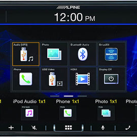 Alpine iLX-407 7" Shallow Chassis Multimedia Receiver with Apple Carplay