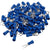 Install Bay BVST10 Blue Vinyl Spade Terminal 16-14 Gauge #10 Package of 100