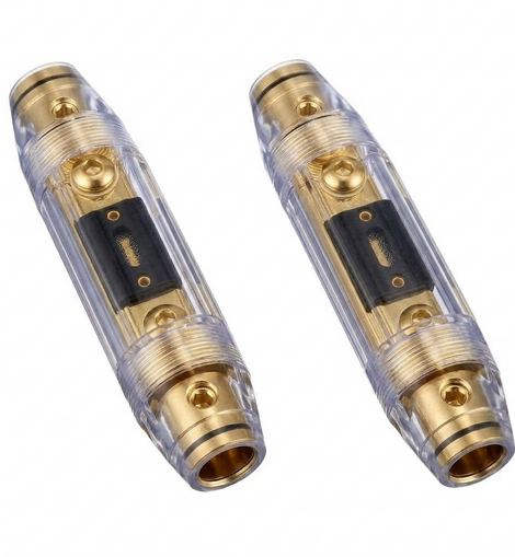 2 Absolute ANH2-250 Inline Waterproof ANL Holder 1/0 Gauge fuseholder + 250 Amp Fuse