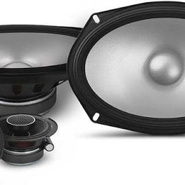 Alpine S2-S69C + S2-S50 Front & Rear Speaker Door Fit 02-08 Dodge Ram 1500