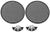 2 Patron PADJS15 15" Subwoofer Speaker Metal Mesh Cover Waffle Speaker Grill Protect Guard DJ