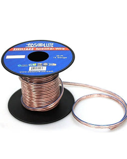 Absolute USA SWH1625 25' 16 Gauge Car Home Audio Speaker Wire Cable Spool