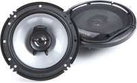 Kenwood KFC-1666S 300W 6.5" 2-Way Sport Series Flush Mount Coaxial Speakers w/ Paper Tweeters
