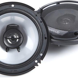 Kenwood KFC-1665S 300W 6.5" 2-Way Sport Series Flush Mount Coaxial Speakers w/ Paper Tweeters