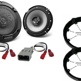 Kenwood KFC1666S Honda 6.5" or 6.75" Speaker Adapter With Speaker Harness Front or Rear