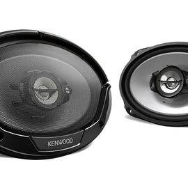 4 Kenwood KFC-6966S 1600 Watt 6x9" 3-Way Car Stereo Speakers