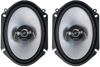 1 Pair Kenwood Car KFCC6866S 6x8" 500 Watt 2-Way Car Audio Coaxial Speakers Stereo