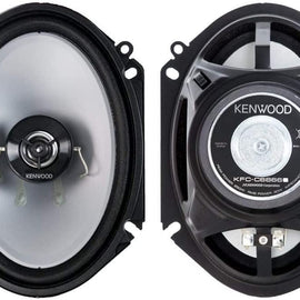 1 Pair Kenwood Car KFCC6866S 6x8" 500 Watt 2-Way Car Audio Coaxial Speakers Stereo