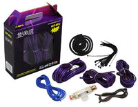 Absolute KIT8PU 1000 Watts 8 Gauge Complete Amplifier Installation Kit Purple Color