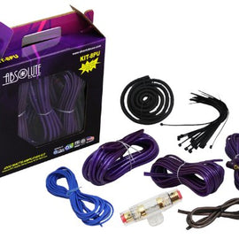 Absolute KIT8PU 1000 Watts 8 Gauge Complete Amplifier Installation Kit Purple Color