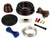 Absolute KIT0BK Complete 0 Gauge Black Amp Kit with RCA Interconnect Cable Black