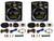 2 Absolute KIT0BK Complete 0 Gauge Black Amp Kit with RCA Interconnect Cable Black