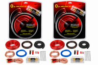 2 Absolute Kit 0 Complete 0 Gauge Amplifier Amp Kit with RCA Interconnect Cable