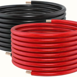 Absolute P4-15RB 30 Feet 15' Red 15' Black 4 Gauge Power Ground Wire