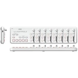 KORG nanoKONTROL2 Slim-Line USB Midi Control Surface in White NANOKON2WH