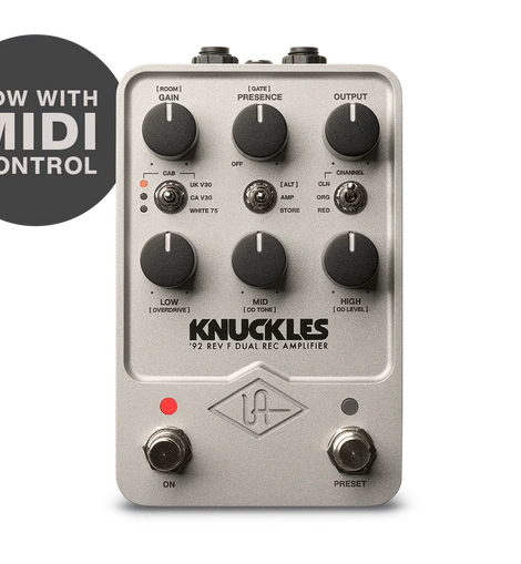Universal Audio UA-KNUCKLES-U '92 Rev F Dual Rec Amplifier Pedal