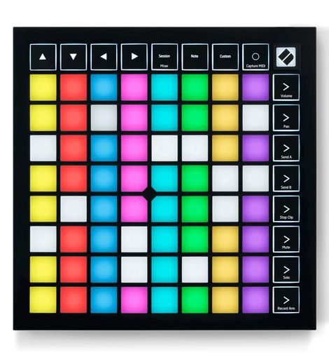 Novation LAUNCHPAD-X 64-pad MIDI grid controller for Ableton Live