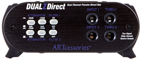 ART DUALZDIRECT 2-Channel Passive Direct Box