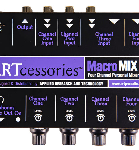 ART MACROMIX 4-Channel Line Mixer