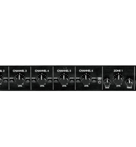 ART MX624 6-Channel Rackmount Zone Mixer