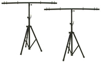 2 MR DJ LS200-5S DJ Pro Audio Lighting Fixture Tripod Stand 5' T-Bar Light Truss