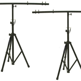 2 MR DJ LS200-5S DJ Pro Audio Lighting Fixture Tripod Stand 5' T-Bar Light Truss